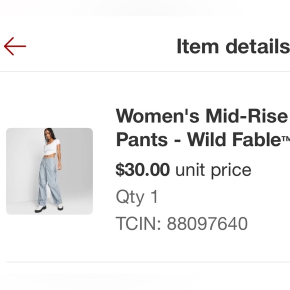 wild fable Pants - Wild Fable Women's Gray Parachute Pants